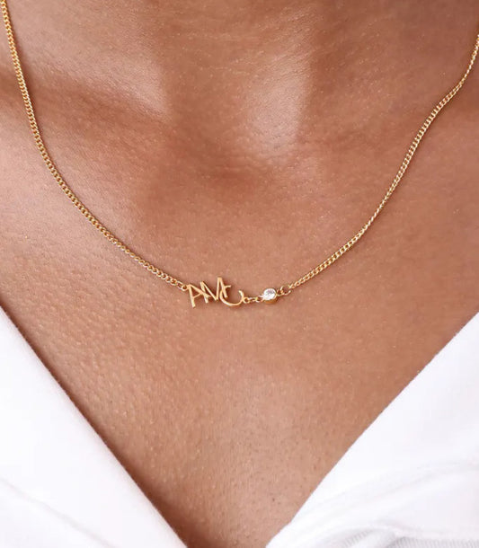 Collier personnalisé avec initiales