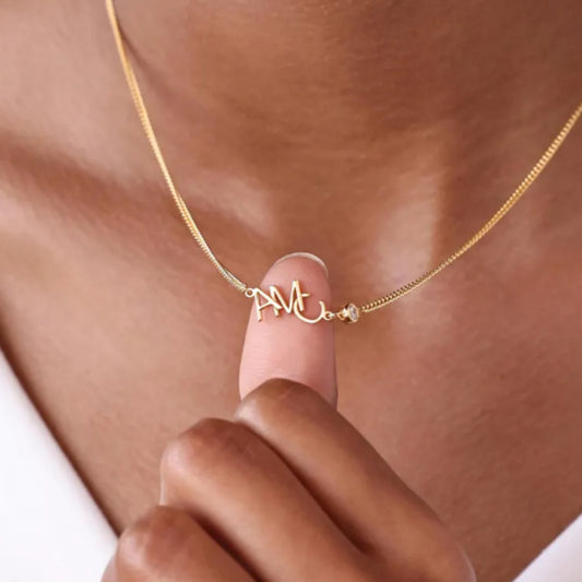 Collier personnalisé avec initiales
